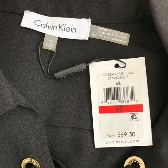 New Calvin Klein lace up blouse - Picture 4 of 5